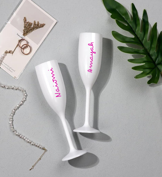 Personalized Name Champagne Flute