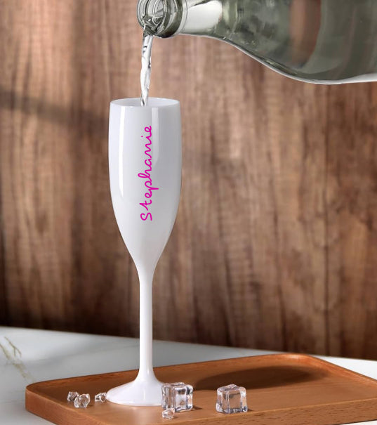 Personalized Name Champagne Flute